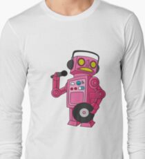 hey robot dj Long Sleeve T-Shirt