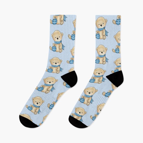 Item preview, Bear with ball, blue designed and sold by Blumchen.
