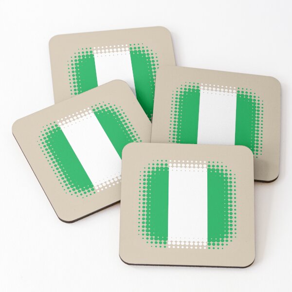 Item preview, Flag of Nigeria - Retro designed and sold by pixelinga.