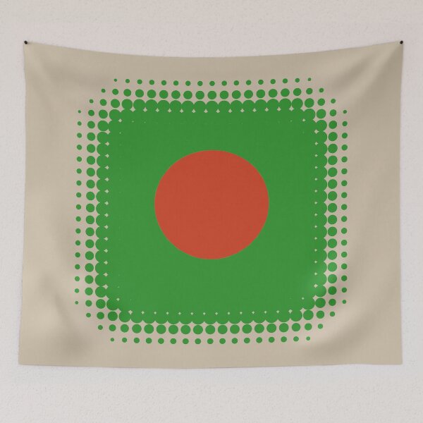 Item preview, Flag of Bangladesh - Retro designed and sold by pixelinga.