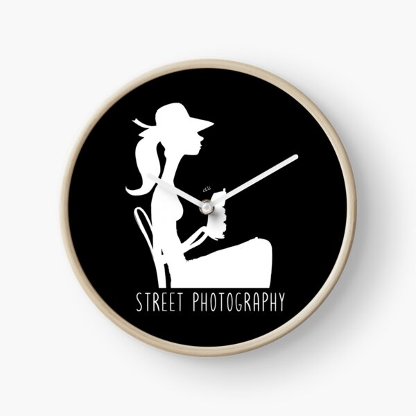 Straßenfotografie Silhouette Uhr