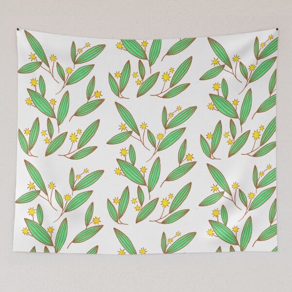 Item preview, Australian Bush Wattle Flowers and Leaves designed and sold by AlisonSherlock.