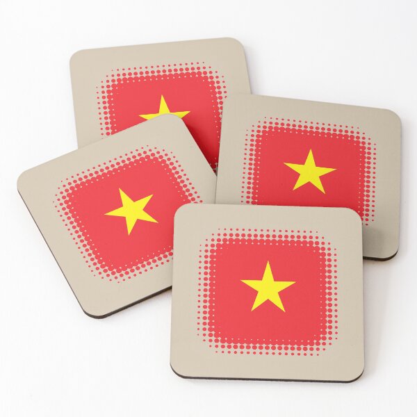 Item preview, Flag of Vietnam - Retro designed and sold by pixelinga.