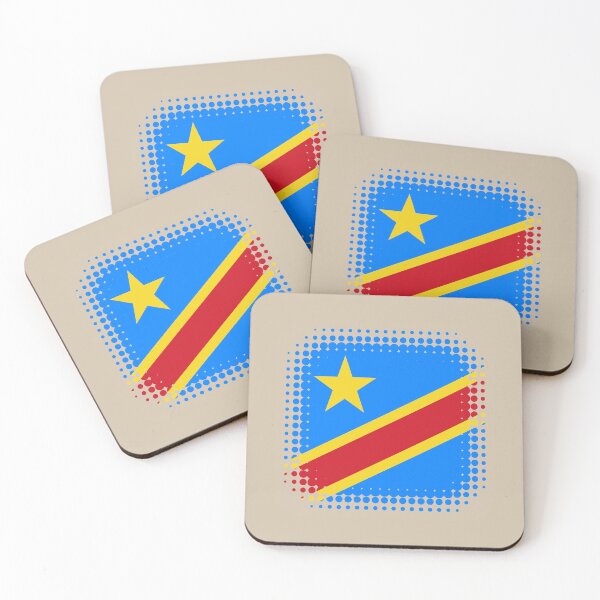Item preview, Flag of Democratic Republic of the Congo - Retro designed and sold by pixelinga.