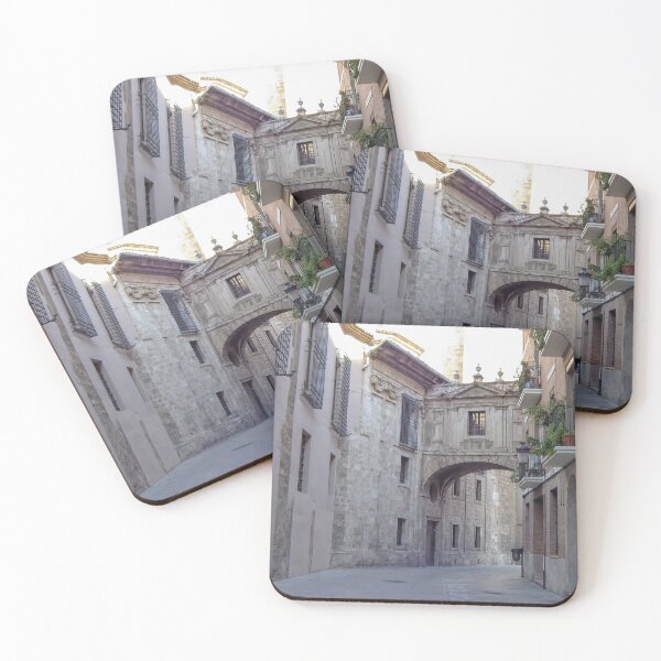 Item preview, medieval architecture in old town designed and sold by Filigranas Digitales.