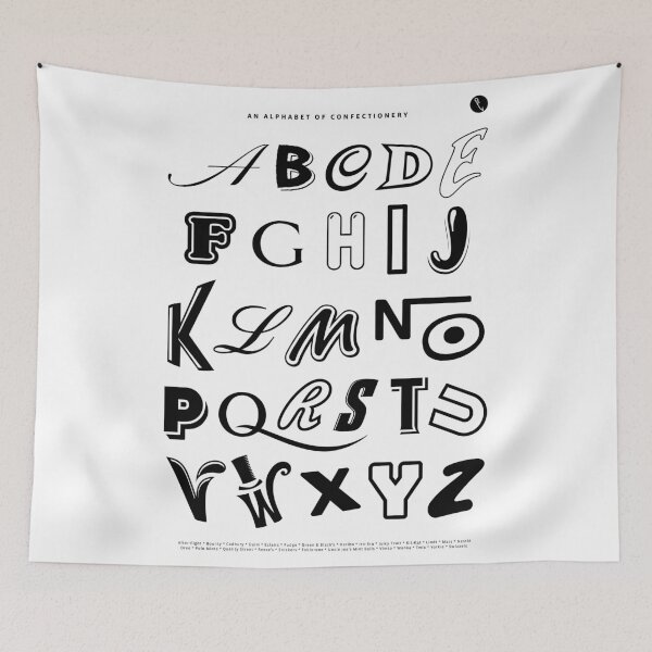 Item preview, An Alphabet of Confectionery designed and sold by DFA.