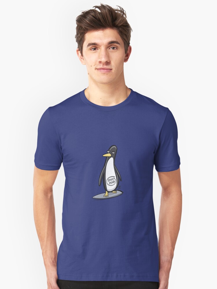 Alternate view of Linux Inside Surf Slim Fit T-Shirt