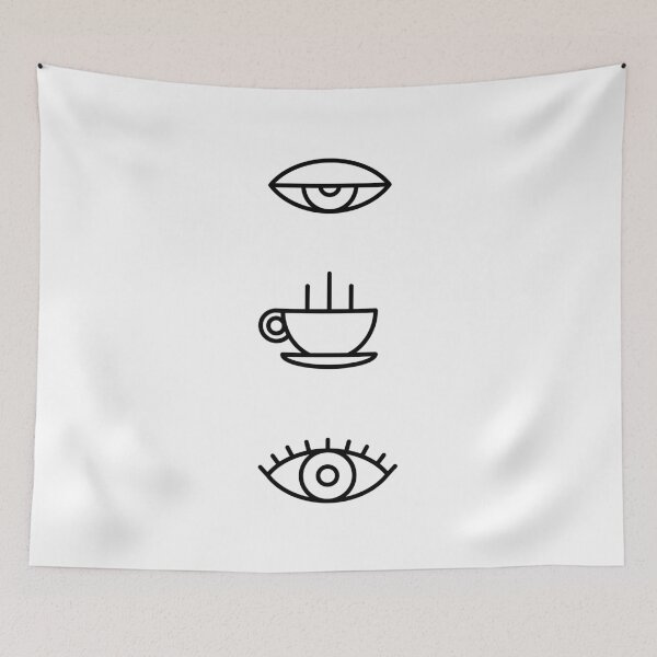 Item preview, Sleepy Coffee Awake designed and sold by wisemagpie.