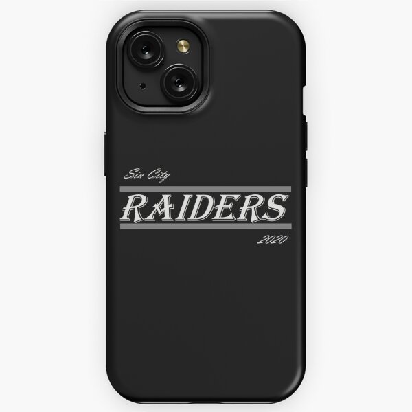 For iPhone X / XS / 10S - Hard Hybrid Armor Football Case Las Vegas Raiders