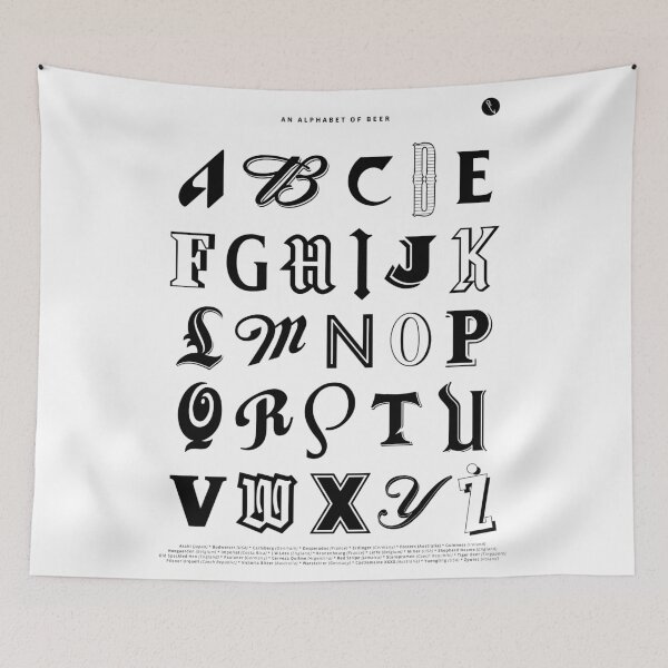 Item preview, An Alphabet of Beer designed and sold by DFA.