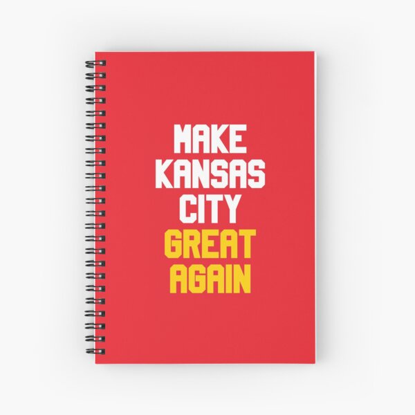 Make Kansas City Great Again Football Team Spiral Notebook