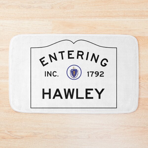 Item preview, Entering Hawley Massachusetts - Commonwealth of Massachusetts Road Sign  designed and sold by NewNomads.