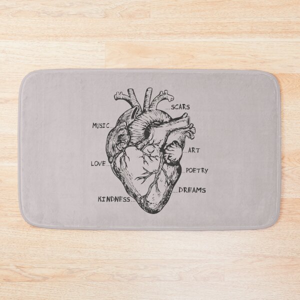 Item preview, Anatomical Heart Artistic Human Heart Doctors Medical Student Gift designed and sold by alenaz.