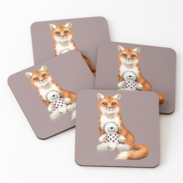 Item preview, Fox with a Teddy!  designed and sold by April Harwood.