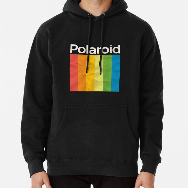 polaroid rainbow hoodie