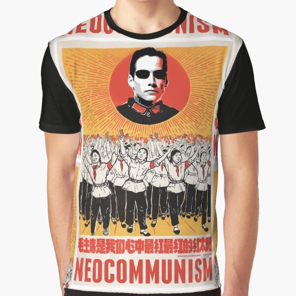 Vista previa del artículo con la obra «El neo comunismo ganará», diseñado y vendido por chilangopride.