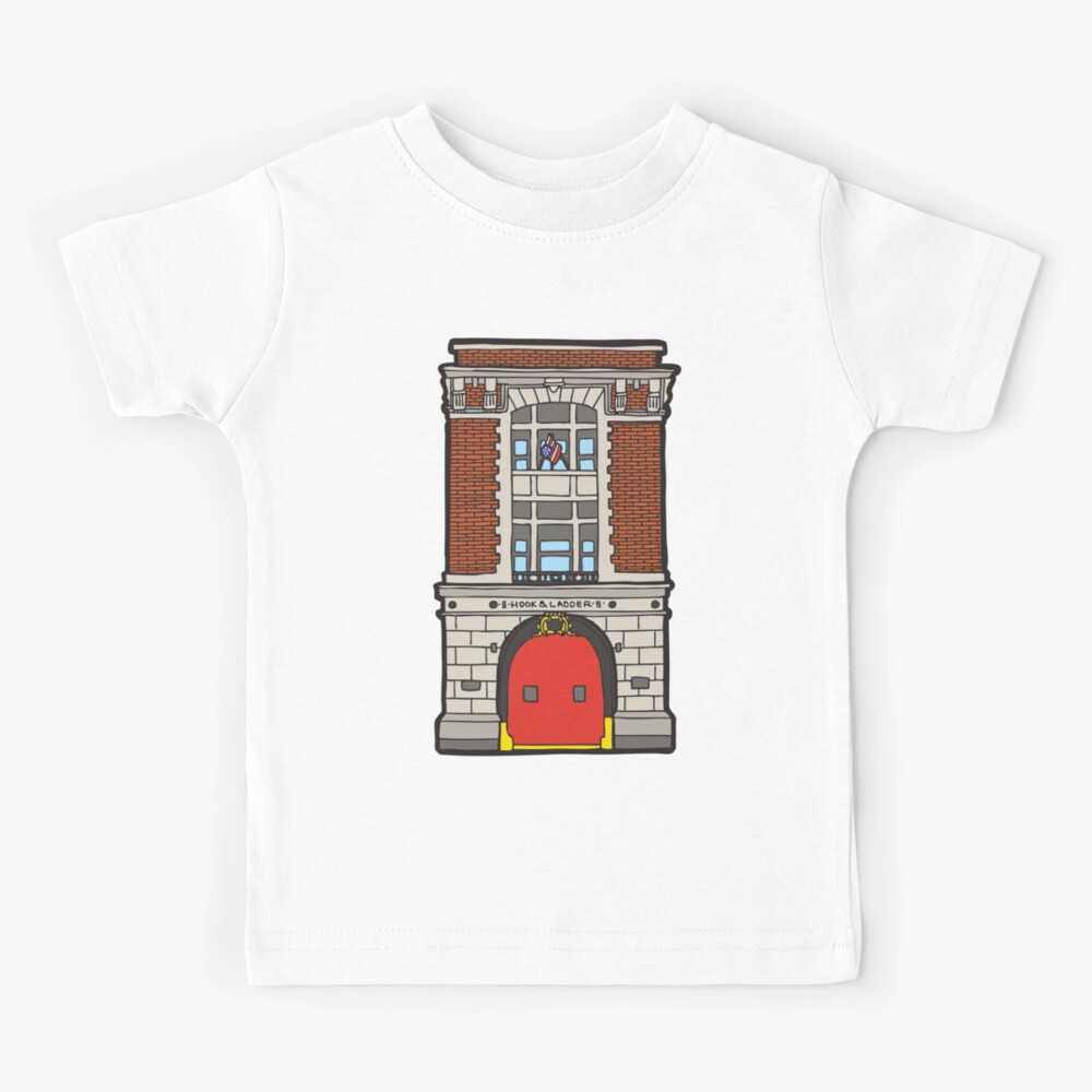 8 Hook & Ladder New York Fire Station Kids T-Shirt