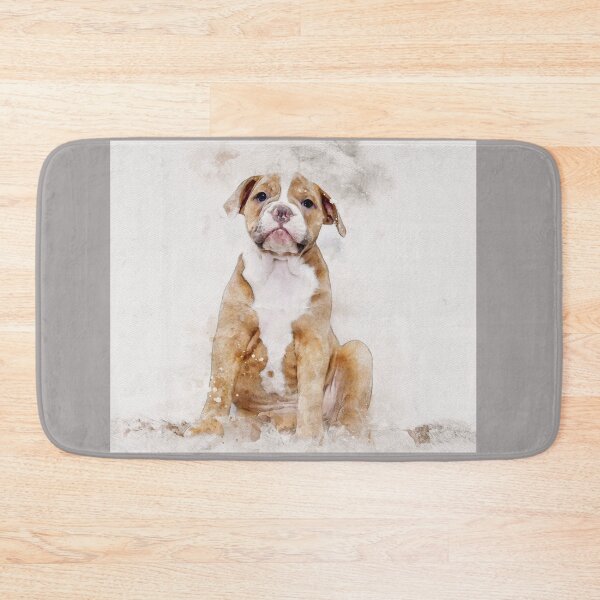 Item preview, Cute Bulldog puppy watercolour effect designed and sold by Gerald Waters.