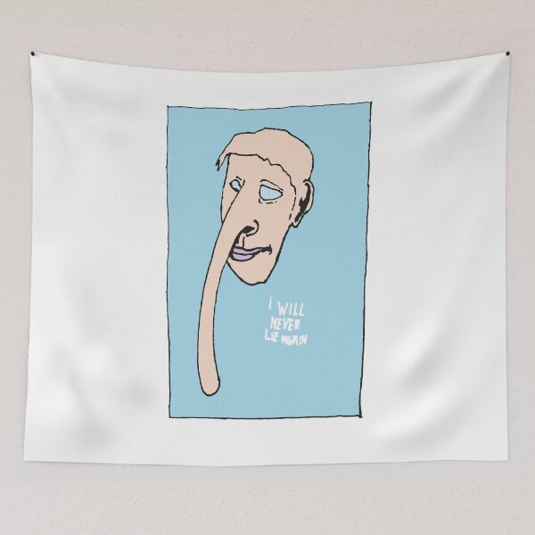 Item preview, Lying Face - Surreal Painting designed and sold by NaturalSkeptic.