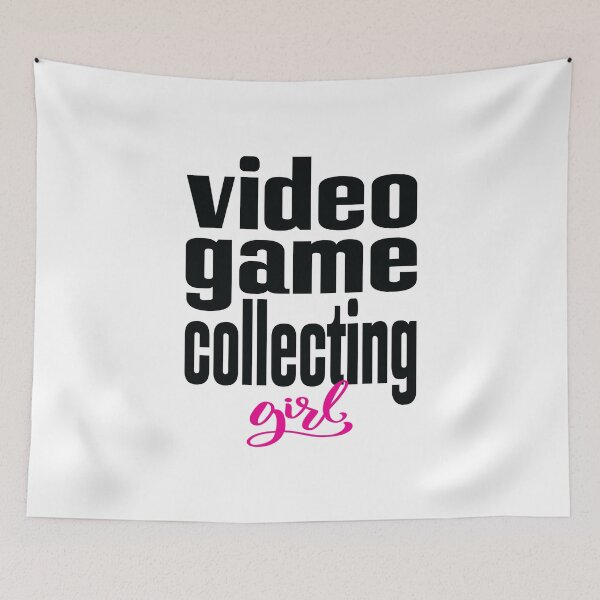 Item preview, Video Game Collecting Girl designed and sold by WordsGamersUse.