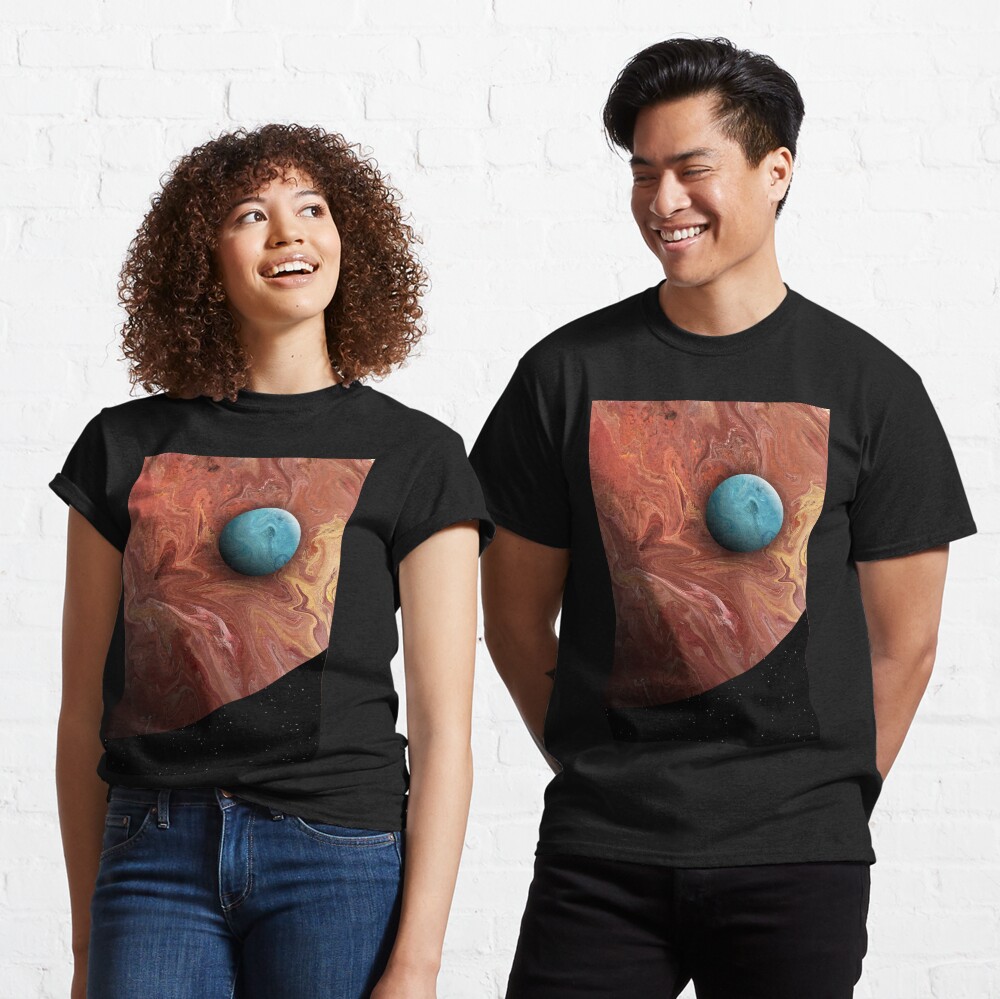 Blue Moon: planet art Classic T-Shirt