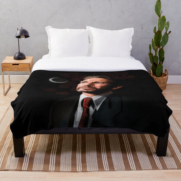 Moon Gazer Throw Blanket