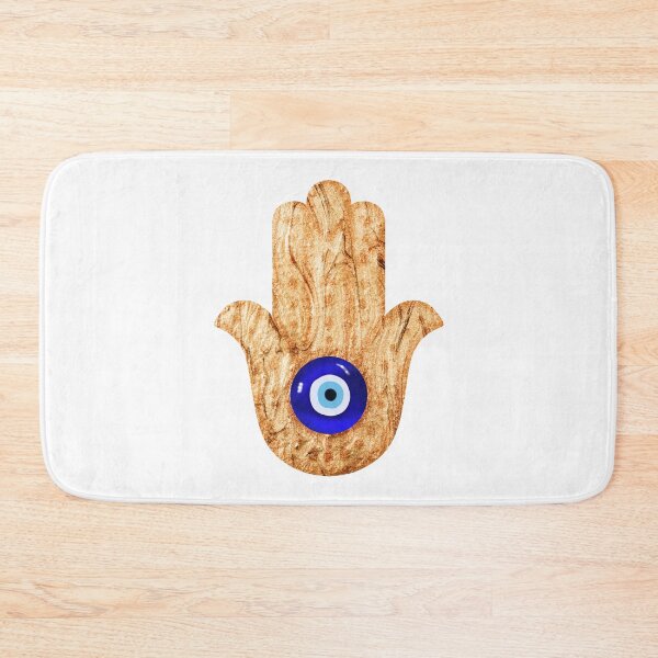 Item preview, Gold Hamsa Hand with Evil eye designed and sold by trajeado14.