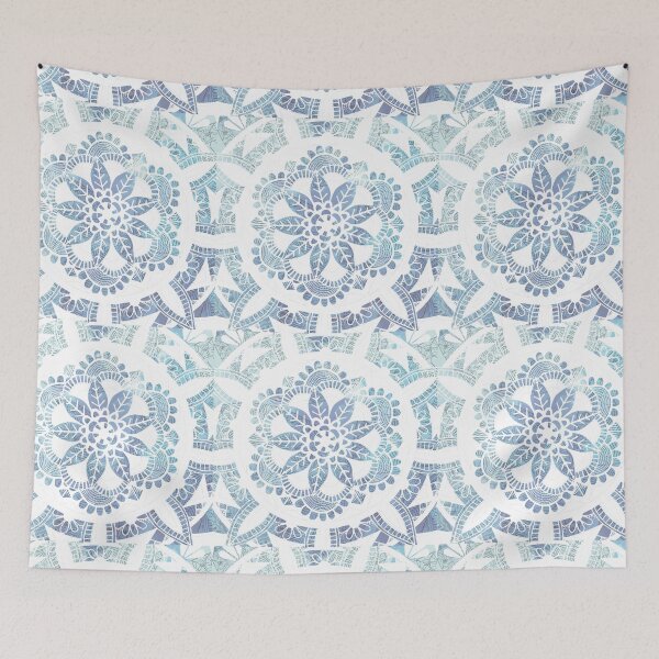 Item preview, Blue and White Mandala designed and sold by SassieDesign.