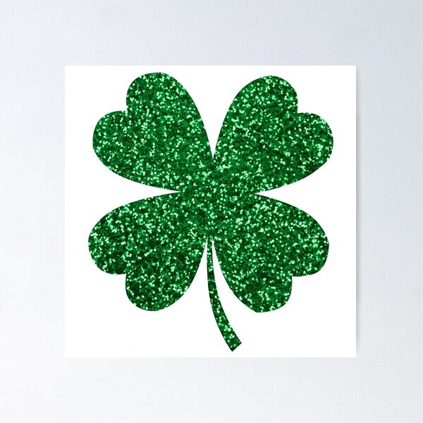 Shamrock, Green, Irish, St Patricks, Shamrock. clover. four leaf clover, 4  leaf clover, lucky charm, lucky clover, love | Sticker