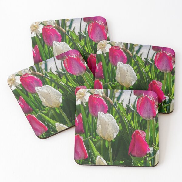 Item preview, Pink And White Tulips Painterly designed and sold by mljdwhite.