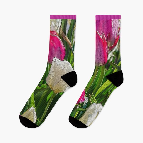 Item preview, Pink And White Tulips Painterly designed and sold by mljdwhite.