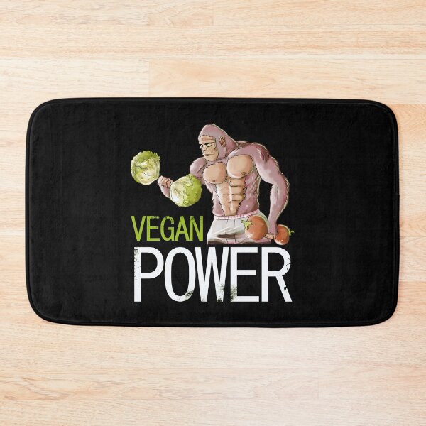 Item preview, Vegan Power Design, Vegan Weight Training Weightlifting Gym Workouts designed and sold by fatamyfan1.