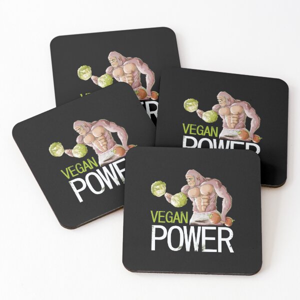 Item preview, Vegan Power Design, Vegan Weight Training Weightlifting Gym Workouts designed and sold by fatamyfan1.