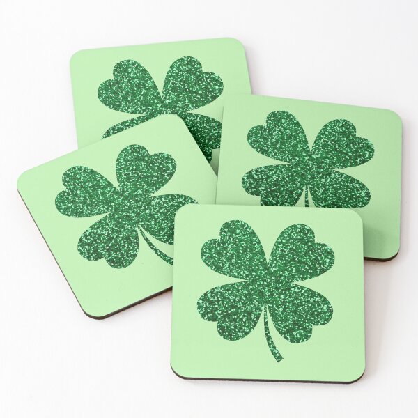Item preview, Shamrock, Green glitter, Saint Patrick's Day, Irish, Good luck, March 17,foremost patron saint of Ireland designed and sold by Pascally.