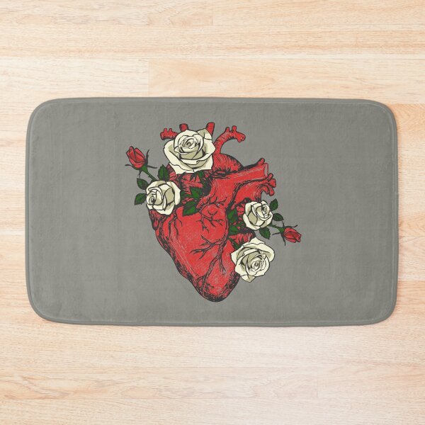 Item preview, Anatomical Heart with Flowers Cute Roses Bouquet  designed and sold by alenaz.
