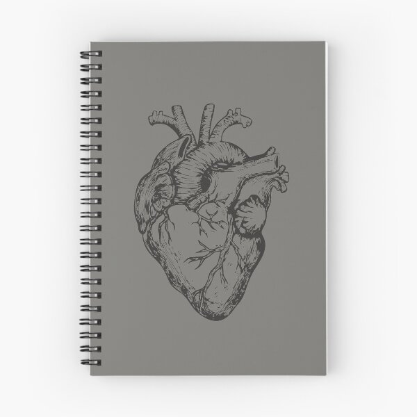 Item preview, Anatomical Heart Real Human Heart Shape Ink Drawing  designed and sold by alenaz.