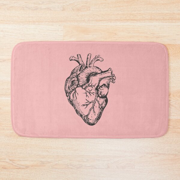 Item preview, Anatomical Heart Real Human Heart Shape Ink Drawing  designed and sold by alenaz.