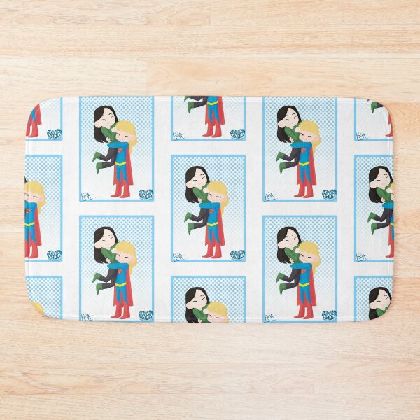 Item preview, Supercorp cartoon hug  designed and sold by Jellybeancreate.