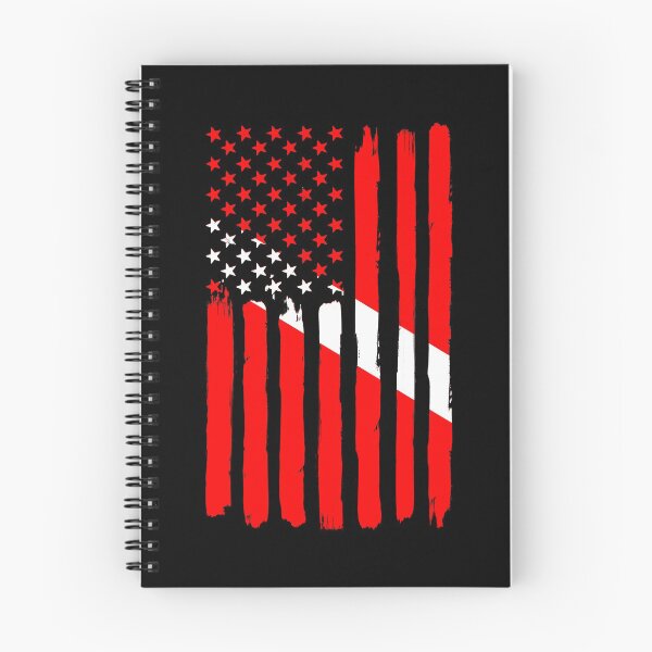 Item preview, Diving USA Flag designed and sold by 4tomic.