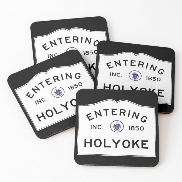 Item preview, Entering Holyoke Massachusetts - Commonwealth of Massachusetts Road Sign  designed and sold by NewNomads.
