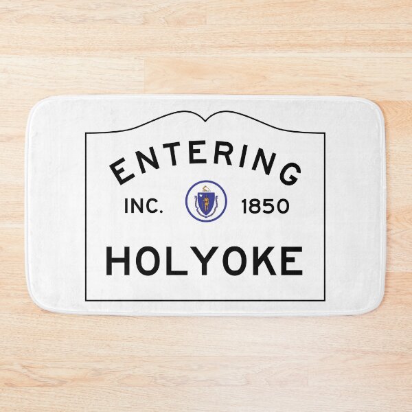 Item preview, Entering Holyoke Massachusetts - Commonwealth of Massachusetts Road Sign  designed and sold by NewNomads.
