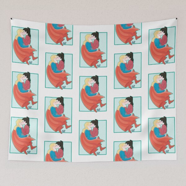 Item preview, Supercorp floating kiss version1 designed and sold by Jellybeancreate.