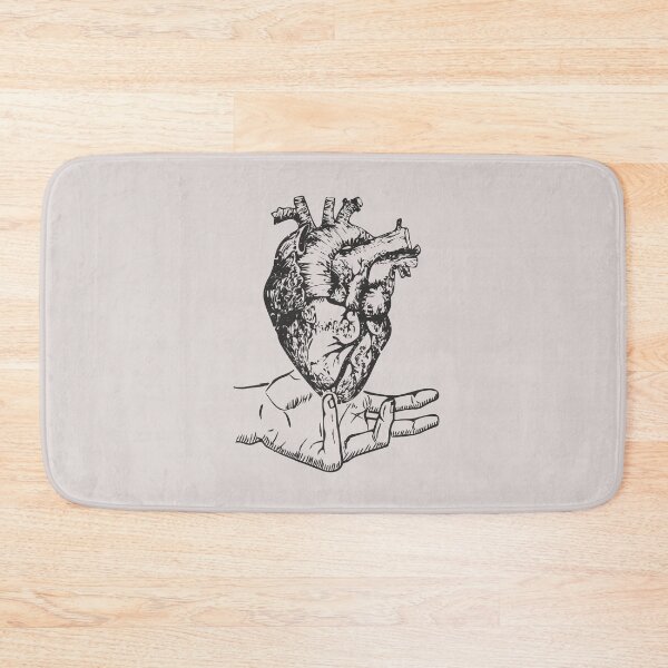 Item preview, Hand Holding Human Heart Anatomical Heart Ink Art designed and sold by alenaz.