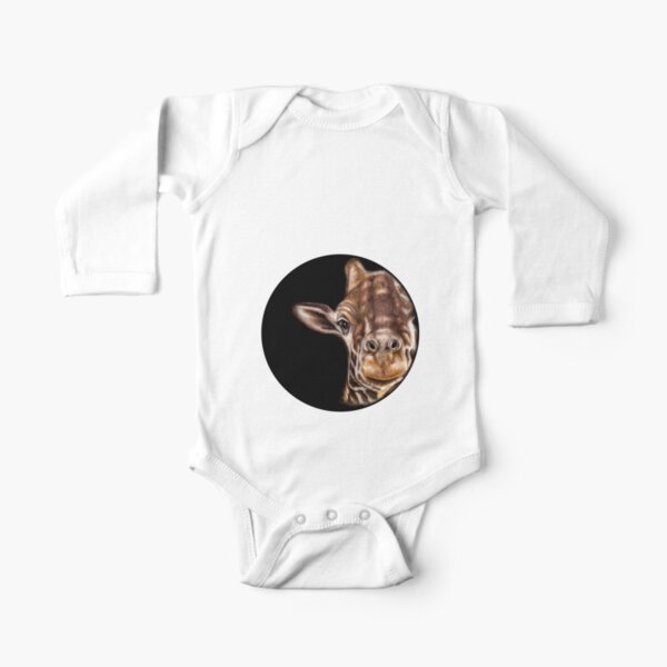 Giraffe Long Sleeve Baby One-Piece