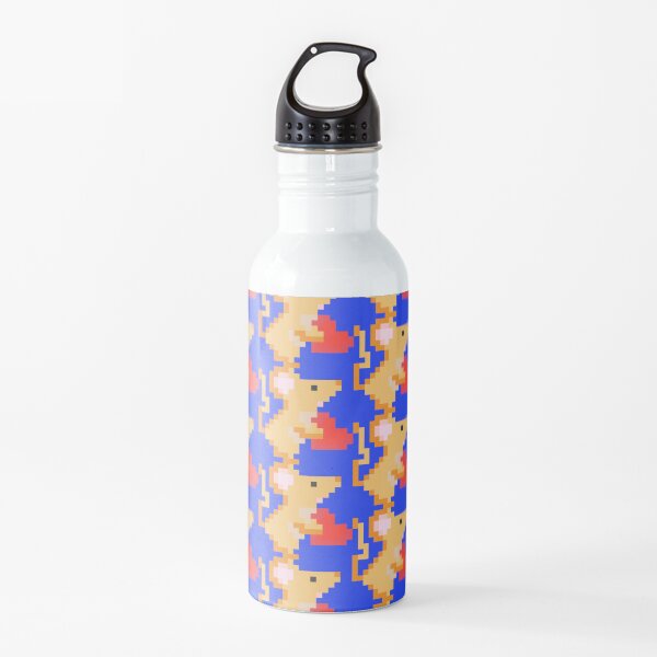 Ratita San Valentín azul Botella de agua