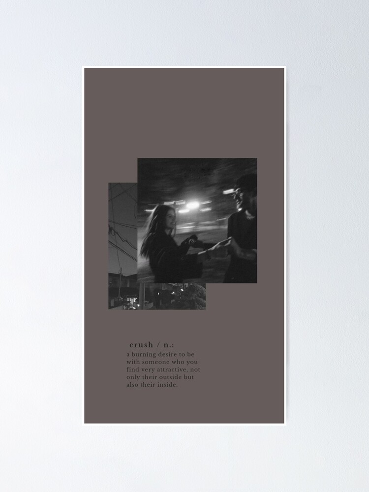 "grey crush definition wallpaper" Poster for Sale by idkbrb Redbubble