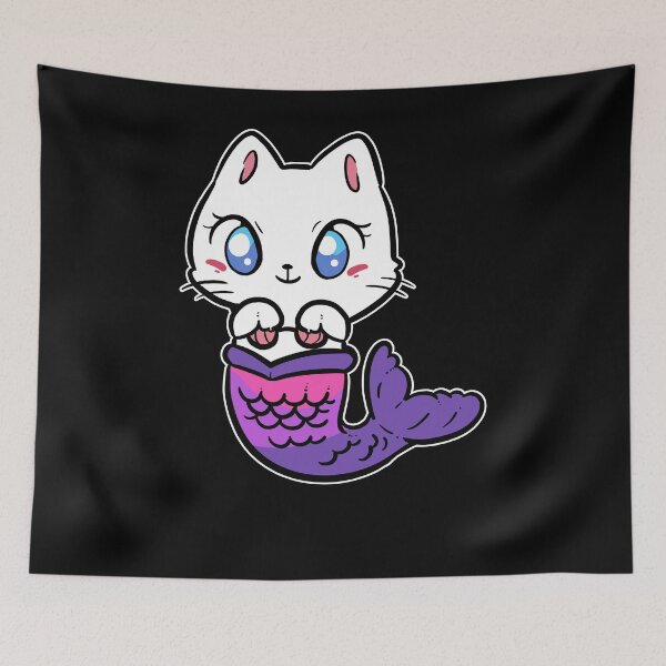 Item preview, Mermaid Cat designed and sold by 4tomic.