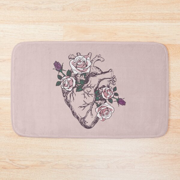 Item preview, Anatomical Heart Floral Heart Anatomy and Flowers Cute Roses designed and sold by alenaz.