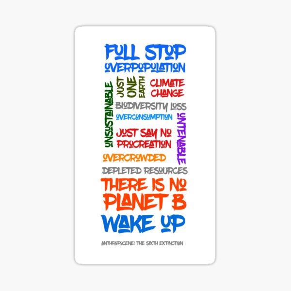 There is No Planet B Sticker