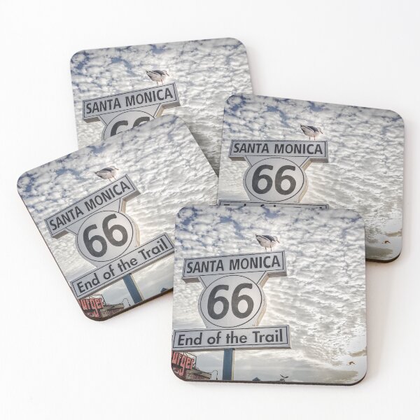 Item preview, End of Trail Route 66 Santa Monica designed and sold by Robert Alsop.